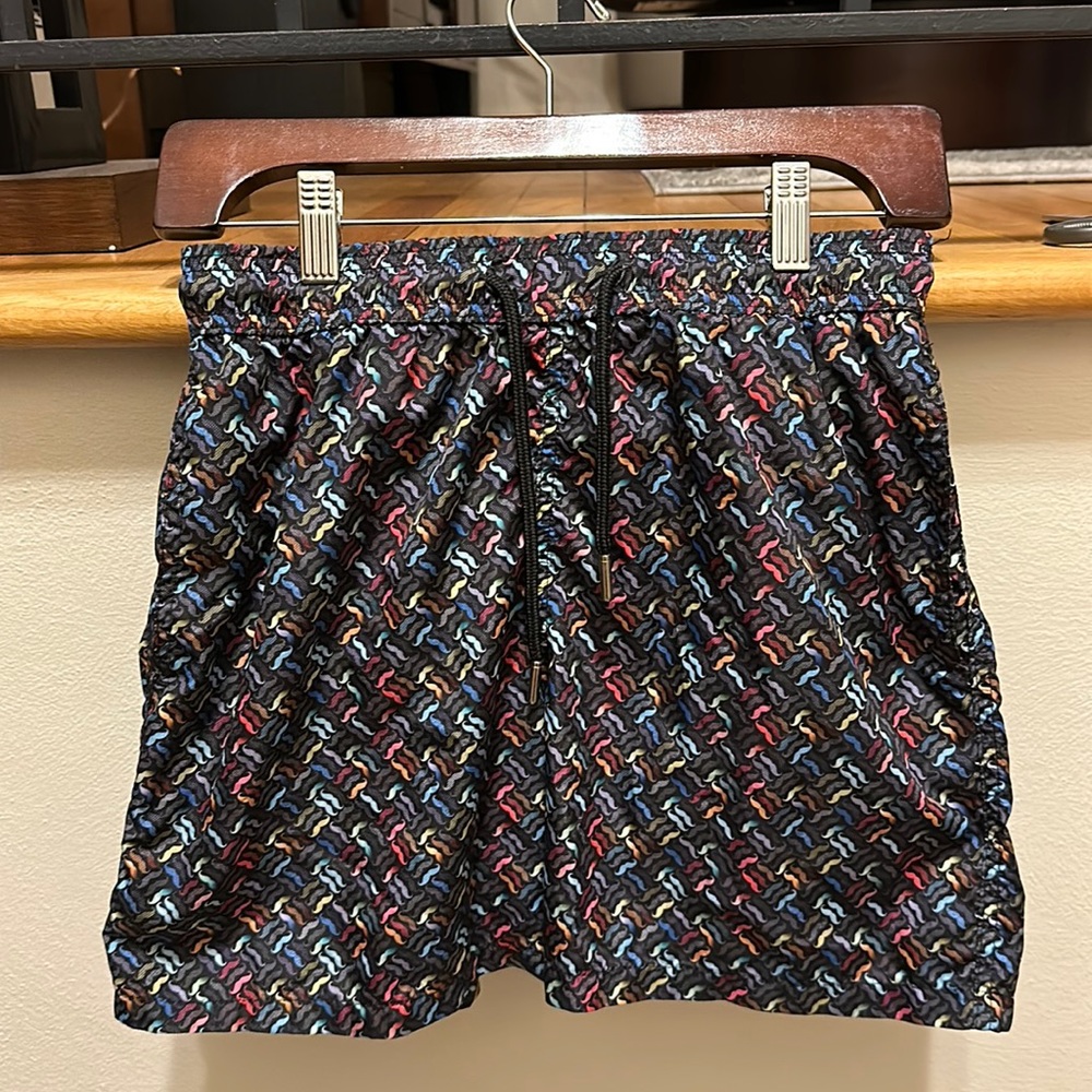 Jared Lang Mustache Swim Trunks S